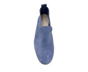 Mocassino "King"  vitello scamosciato jeans