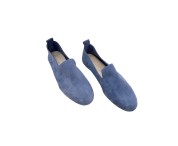 Mocassino "King"  vitello scamosciato jeans