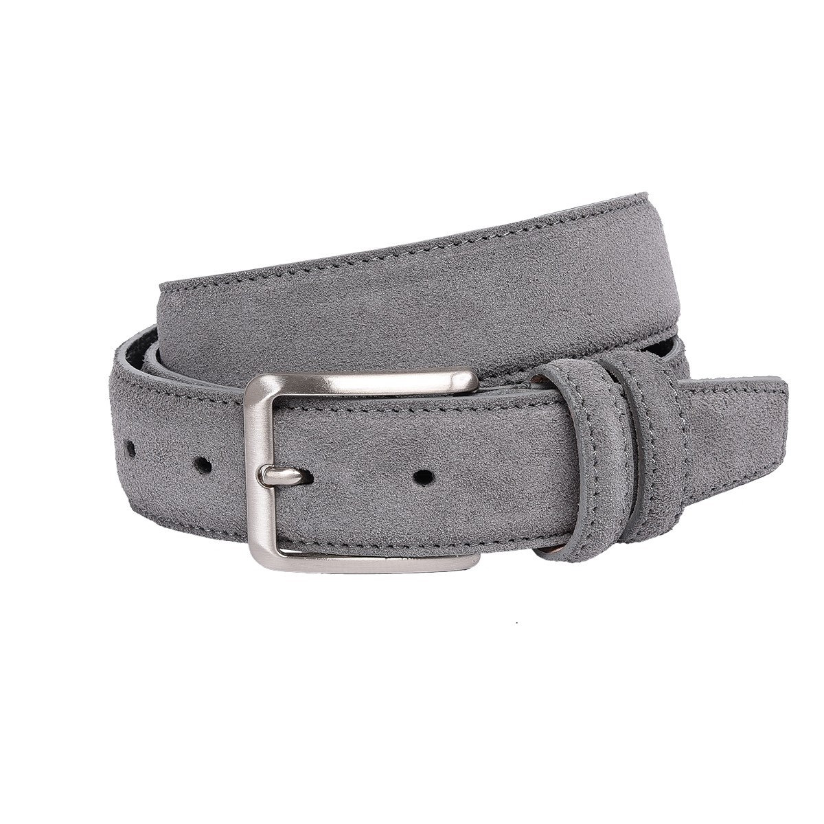 Gray suede belt sale